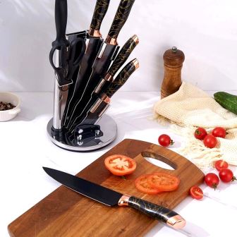 Ensemble de couteaux de cuisine en acier
