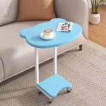 Table d&rsquo;appoint mobile avec roue
